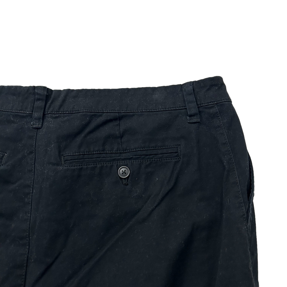 Urban Outfitters Mens Chino Shorts Sz 33 x 8 Black Flat Front Pockets - Picture 5 of 7